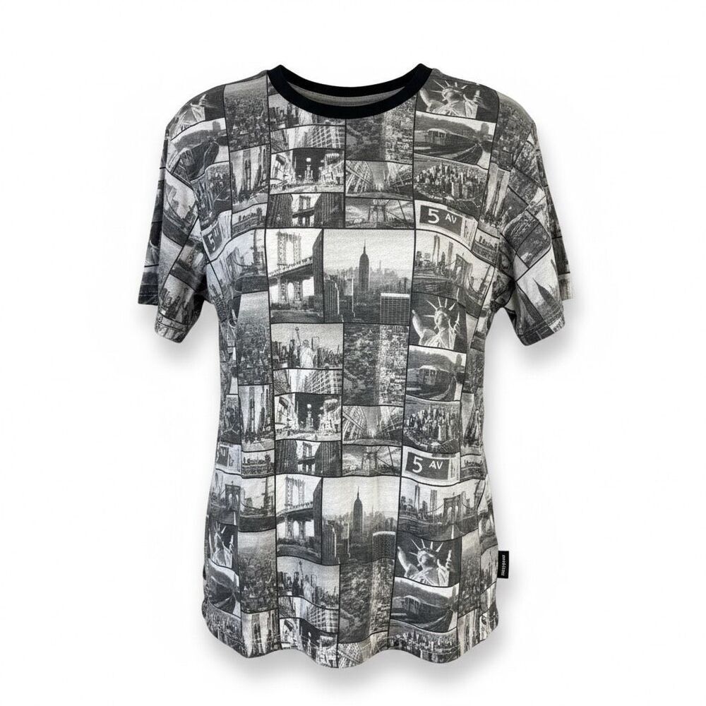 Eighty Eight New York City Men’s Tee shirt Sz L Gray/Black NWT